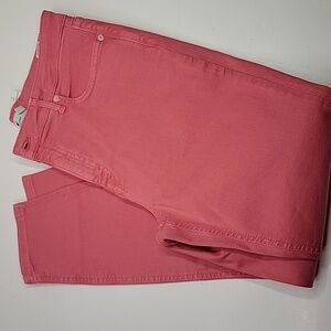 VINEYARD VINES HIGH-RISE SKINNY CORAL JEANS SZ 31